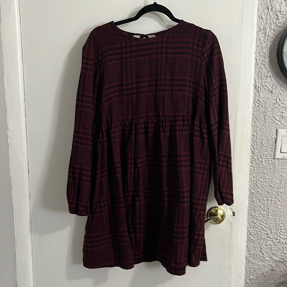 Flannel baby doll dress - Picture 1 of 3